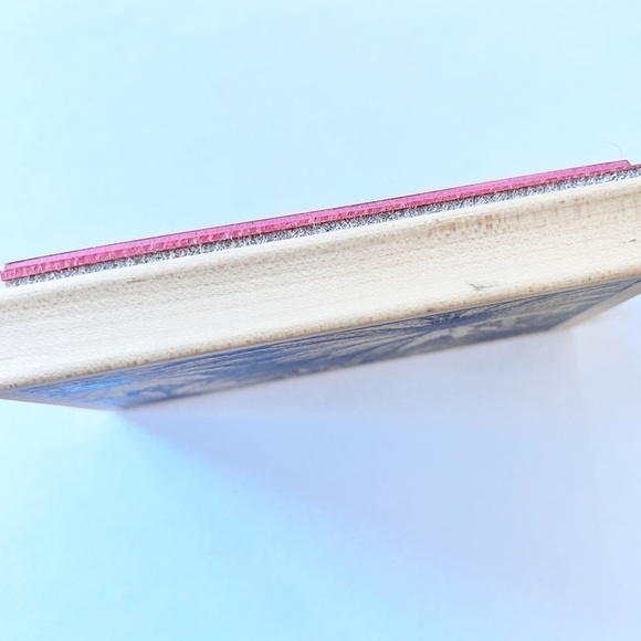 outlines Rubber Stamp Co Daisy Background Wood Mounted Rubber Stamp - Picture 6 of 6